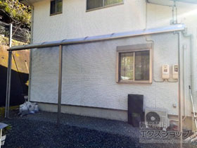 のテラス屋根 スピーネ R型 テラスタイプ 連棟 積雪〜20cm対応 施工例