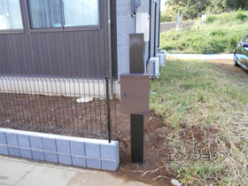 の機能門柱・ポスト シンプレオポストユニット1型 施工例