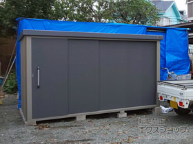 の物置・屋外倉庫 エスケーエイト SK8-180 一般型 3000×2000×1940 SK8-180-GK 施工例