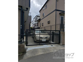 のカーゲート オーバードアS1型 手動式 施工例