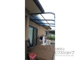 のテラス屋根 ソラリア R型 テラスタイプ 単体 積雪〜20cm対応 施工例