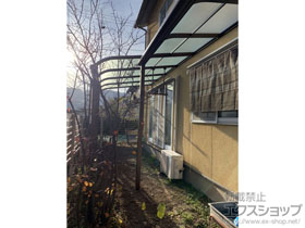 のテラス屋根 ソラリア R型 テラスタイプ 単体 積雪〜20cm対応 施工例