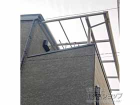 のバルコニー・ベランダ屋根 ソラリア F型 屋根タイプ 単体 積雪〜20cm対応 施工例