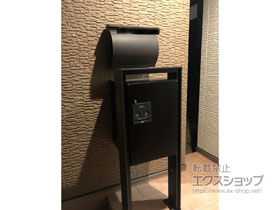 の機能門柱・ポスト 宅配ボックス フレムス ミドル ポールベースプレートタイプ 施工例