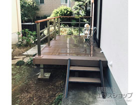 のウッドデッキ ひとと木2 施工例