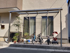 のテラス屋根 ソラリア R型 テラスタイプ 単体 積雪〜20cm対応 施工例