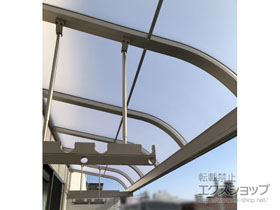 のバルコニー・ベランダ屋根 パワーアルファ RB型 ルーフタイプ 単体 積雪〜30cm対応 施工例