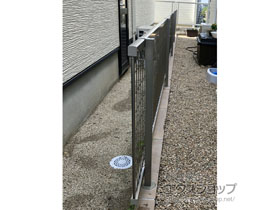 のフェンス・柵 アルメッシュフェンス1型 フリーポールタイプ 施工例