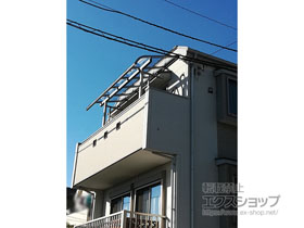 のバルコニー・ベランダ屋根 パワーアルファ RB型 屋根タイプ 単体 積雪〜30cm対応 施工例