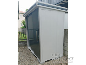 の物置・屋外倉庫 エルモ 一般型 2220×1170×2121（LMD-2211） LMD-2211-SM 施工例