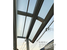 のバルコニー・ベランダ屋根 スピーネ R型 屋根タイプ 単体 積雪〜20cm対応 施工例