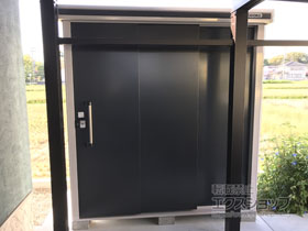 の物置・屋外倉庫 エルモ 積雪型 （LMDS-2211H） 施工例