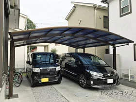 YKKAPのカーポート レイナツインポートグラン　積雪～20cm対応 施工例