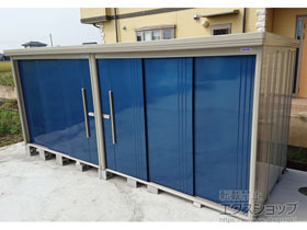 の物置・屋外倉庫 Mr.ストックマンダンディ 一般型 5079×1922×2110 扉2ヶ所タイプ（ND-5019） ND-5019-D　※扉2ヶ所タイプ 施工例