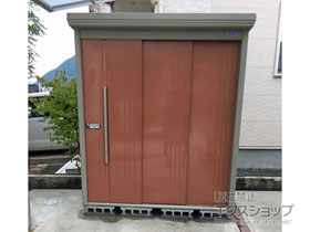 の物置・屋外倉庫 Mr.ストックマンダンディ 一般型 1832×890×2110（ND-1808） ND-1808-T 施工例