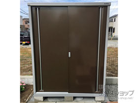 の物置・屋外倉庫 シンプリー 一般型 1520×905×1903（MJX-159E-P） MJX-159E-P-TB 施工例