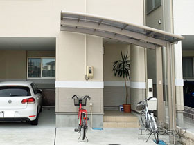 のカーポート ネスカR (ラウンドスタイル) 積雪〜20cm対応 施工例