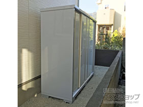 の物置・屋外倉庫 シンプリー 一般型 2160×755×1903（MJX-217E-P） MJX-217E-P-FW 施工例