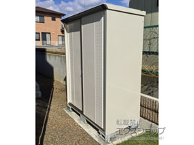 の物置・屋外倉庫 グランプレステージジャンプ 1488×750×1900 GP-157A-F-SW 施工例