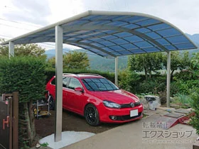 YKKAPのカーポート レイナツインポートグラン　積雪～20cm対応 施工例