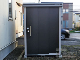 の物置・屋外倉庫 エルモ 一般・積雪共用型 1520×2220×2117 LMD-1522-SM 施工例