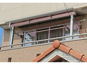 のバルコニー・ベランダ屋根 ソラリア F型 屋根タイプ 単体 積雪〜20cm対応 施工例