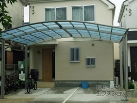 のカーポート レイナツインポートグラン　積雪〜20cm対応 施工例