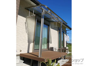のテラス屋根 ソラリア R型 テラスタイプ 単体 積雪〜20cm対応 施工例
