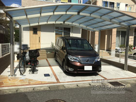 のカーポート レイナツインポートグラン　積雪〜20cm対応 施工例