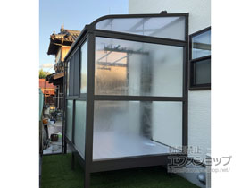のテラス囲い・サンルーム サニージュ R型 床納まり ランマ無 積雪〜20cm対応 施工例