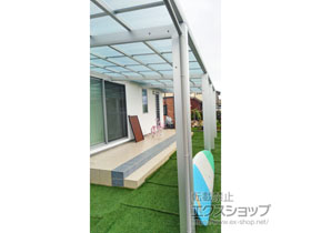 のカーポート エフルージュグラン 縦連棟　積雪〜20cm対応 施工例