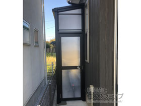 のストックヤード スピーネストックヤードF型 波板タイプ ヤード仕様 積雪〜20cm対応 施工例