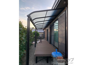 のテラス屋根 ソラリア R型 テラスタイプ 連棟 積雪〜20cm対応 施工例