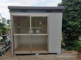 の物置・屋外倉庫 ナイソー 一般型 2460×2460×2270 SMK-61S 施工例