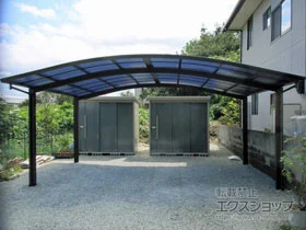 YKKAPのカーポート レイナツインポートグラン　積雪～20cm対応 施工例