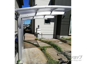 のサイクルポート・駐輪場 レイナポートグランミニ 積雪〜20cm対応 施工例