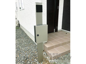 の機能門柱・ポスト シンプレオ ポストユニット 1型 施工例