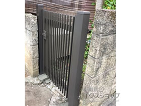 の門扉 ハイ千峰 片開き　柱使用 施工例