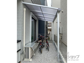 のテラス屋根 ソラリア F型 テラスタイプ 単体 積雪〜20cm対応 施工例