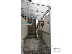 のテラス屋根 ソラリア F型 テラスタイプ 単体 積雪〜20cm対応 施工例