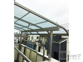 のバルコニー・ベランダ屋根 スピーネ R型 屋根タイプ 単体 積雪〜20cm対応 施工例