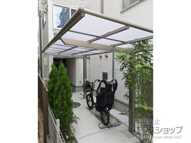 のサイクルポート・駐輪場 ネスカFミニ (フラットスタイル) 積雪〜20cm対応 施工例