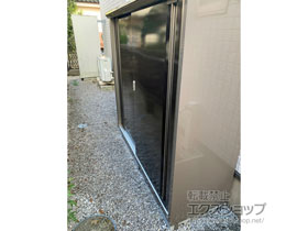 の物置・屋外倉庫 ナイソーシスター　1740×580×1603（KMW-176D-P） KMW-176D-P 施工例