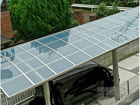 のカーポート レイナポートグラン 縦連棟　積雪〜20cm対応 施工例