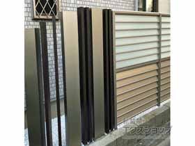 のフェンス・柵 サニーブリーズフェンスS型+A型 間仕切りタイプ 二段施工 施工例