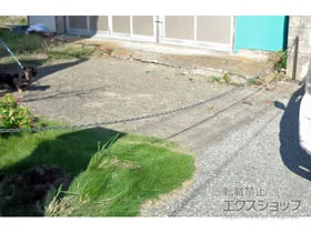 LIXIL(リクシル)のお問い合わせ商品 スペースガード（車止め）R48型 固定式 ステンレス製 施工例