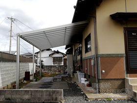 のテラス屋根 ソラリア F型 ビッグサイズ 連棟 積雪〜20cm対応 施工例