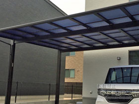 のカーポート エフルージュ ツイン 積雪〜20cm対応 施工例