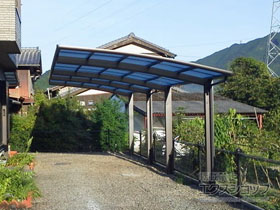 のカーポート レイナポートグラン 縦連棟　積雪〜20cm対応 施工例