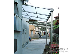 のテラス屋根 ソラリア F型 テラスタイプ 単体 積雪〜20cm対応 施工例